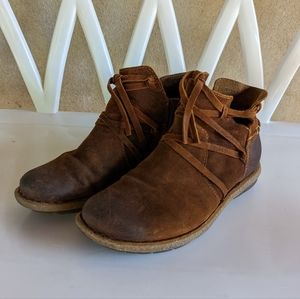 Born leather booties